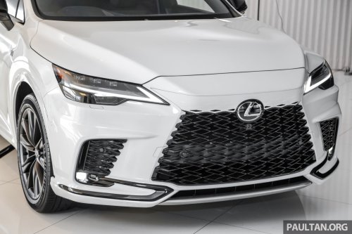 Lexus RX 500h F Sport Special Edition in Malaysia – RM512,888; 50 units only; exclusive design touches