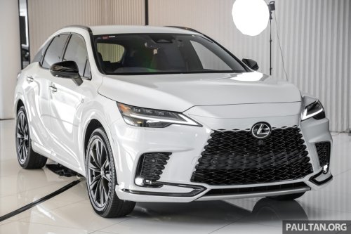 Lexus RX 500h F Sport Special Edition in Malaysia – RM512,888; 50 units only; exclusive design touches