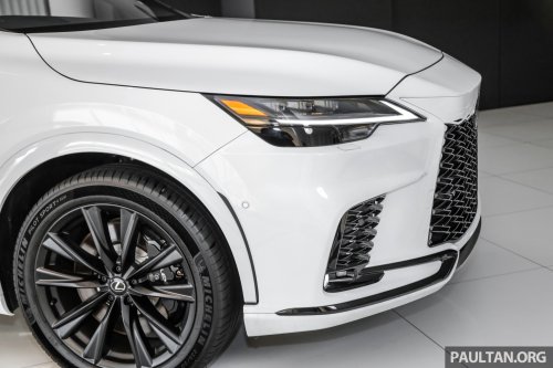 Lexus RX 500h F Sport Special Edition in Malaysia – RM512,888; 50 units only; exclusive design touches