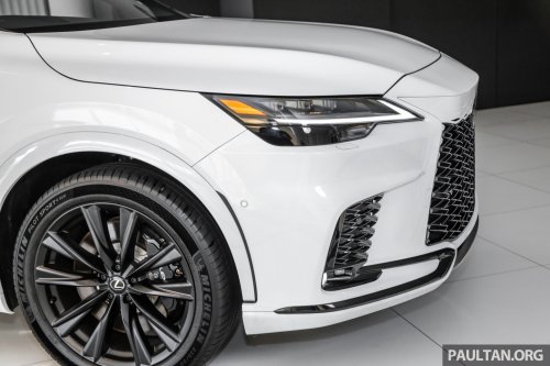 Lexus RX 500h F Sport Special Edition in Malaysia – RM512,888; 50 units only; exclusive design touches
