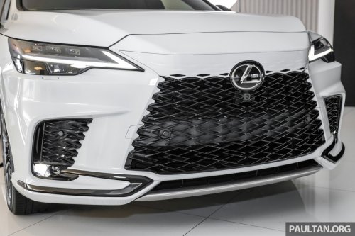 Lexus RX 500h F Sport Special Edition in Malaysia – RM512,888; 50 units only; exclusive design touches