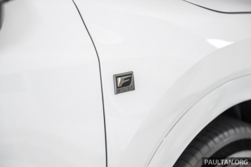 Lexus RX 500h F Sport Special Edition in Malaysia – RM512,888; 50 units only; exclusive design touches
