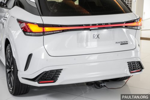 Lexus RX 500h F Sport Special Edition in Malaysia – RM512,888; 50 units only; exclusive design touches