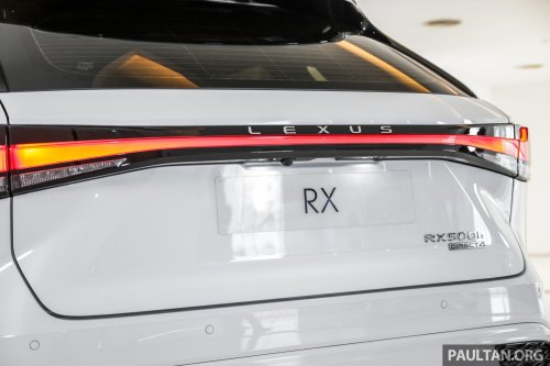 2026 Lexus RX500h F Sport Special Edition in Malaysia – new batch, still limited, same price at RM512,888