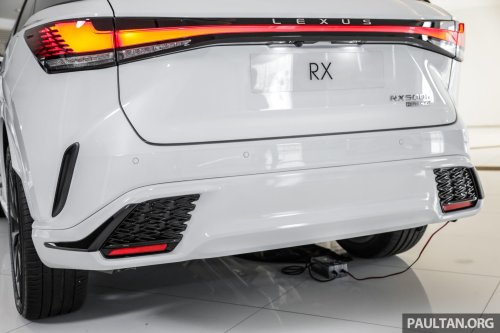 Lexus RX 500h F Sport Special Edition in Malaysia – RM512,888; 50 units only; exclusive design touches
