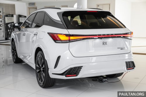 Lexus RX 500h F Sport Special Edition in Malaysia – RM512,888; 50 units only; exclusive design touches