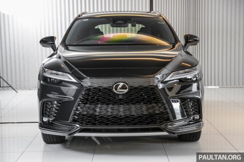 Lexus RX 500h F Sport Special Edition in Malaysia – RM512,888; 50 units only; exclusive design touches