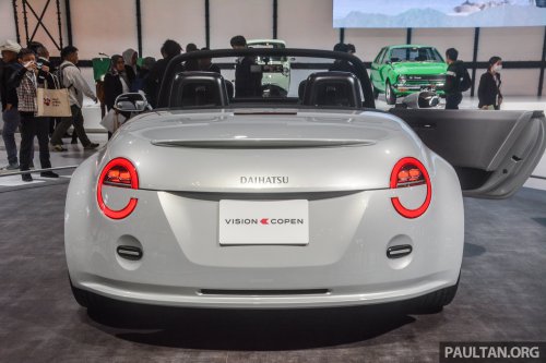 Daihatsu K-Open remains a kei car – drops larger size and 1.3L idea, but will be FR; Akio Toyoda to sign it off