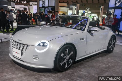 Daihatsu K-Open remains a kei car – drops larger size and 1.3L idea, but will be FR; Akio Toyoda to sign it off