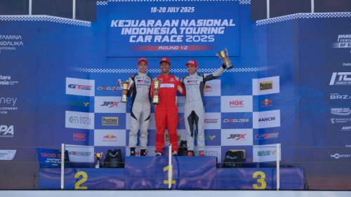 Duo Pembalap TGRI Dominasi Podium di Kejurnas ITCR 1200 Mandalika