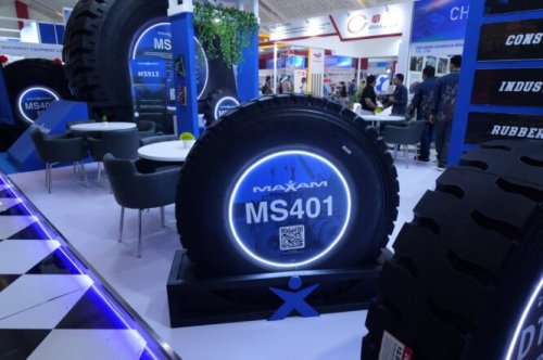 MAXAM Hadirkan Ban OTR “Made in Indonesia” di Mining Expo 2025