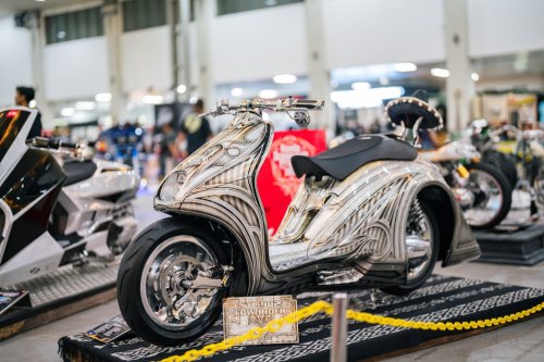 Honda, Honda Stylo160 Modif Ini Bakal Mejeng di Mooneyes Yokohama 2025