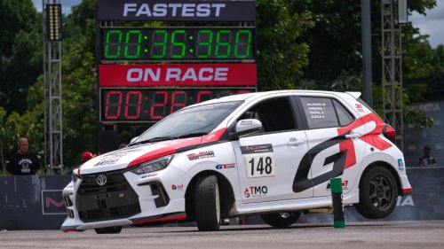 2 Peslalom Toyota Gazoo Racing Indonesia Sukses Raih Gelar Juara Nasional