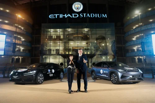 BYD Jadi Mobil Resmi Klub Manchester City