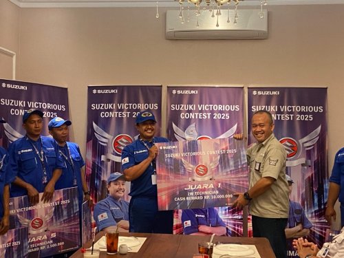Suzuki Uji Kompetensi Teknisi Sepeda Motor Secara Nasional