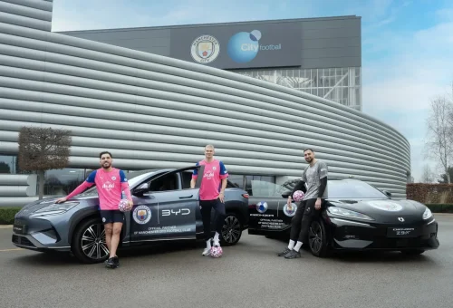 BYD, BYD Jadi Mobil Resmi Klub Manchester City