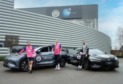 BYD Jadi Mobil Resmi Klub Manchester City