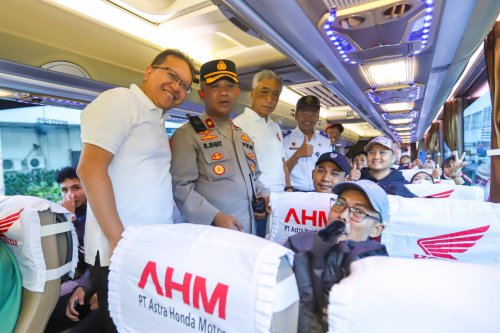 Honda, Ribuan Konsumen Honda Ikut Mudik Gratis ke Jawa Tengah