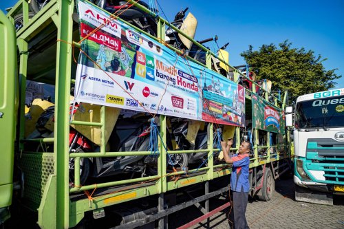 Honda, Ribuan Konsumen Honda Ikut Mudik Gratis ke Jawa Tengah