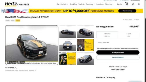 The Rarest Ford Mustang Mach-E EVs Just Got A Big Discount At Hertz