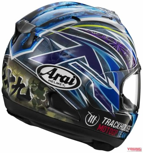 Arai’s Limited-Edition AI Ogura Trackhouse Replica Helmet Hits Stores This August