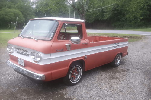 Chevrolet, Rare 1963 Chevrolet Corvair 95 Rampside Truck Headed To Swafford Auction