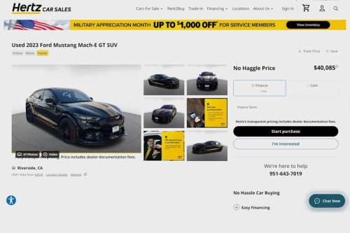 Hertz Is Selling Off a Whole Fleet of Rare Fords for Pennies on the Dollar