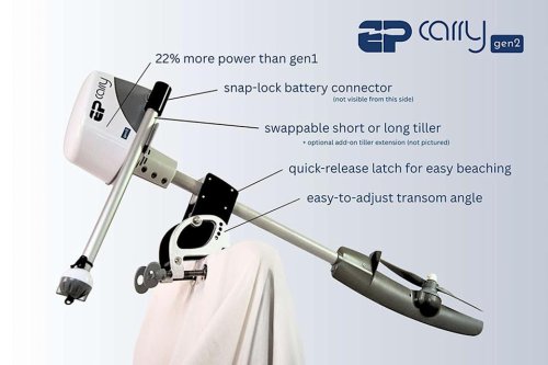 EP Carry Launches Gen2 Electric Outboard