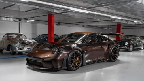 Porsche Turned A 911 GT3 RS Into A Brown Carbon Fiber Masterpiece