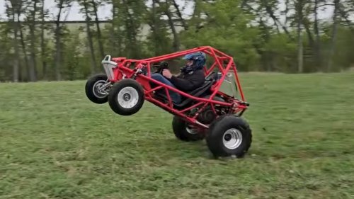 Honda, Rowdy Honda Single-Seater Gained 100 HP With an 800cc Snowmobile Engine Swap