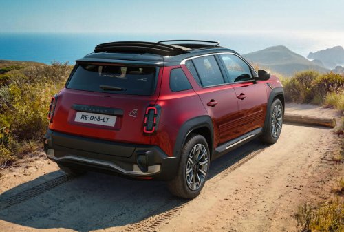 Renault, Renault 4 now available with folding cloth roof for £27k