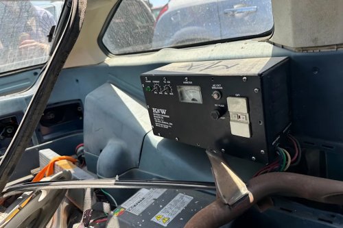 Someone Built an Electric Honda CRX Decades Before Tesla. It Ended Up in a Junkyard