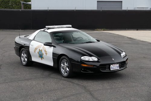 Chevrolet, Chevrolet Camaro, Ex-CHP 2002 Chevrolet Camaro B4C Police Package Hits Hagerty Marketplace, No Reserve