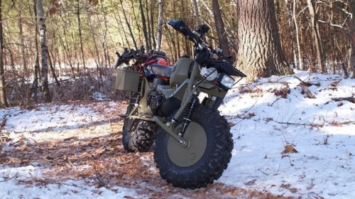 This Cool Motorcycle Has Hollow Wheels That'll Let You Float It Across Water
