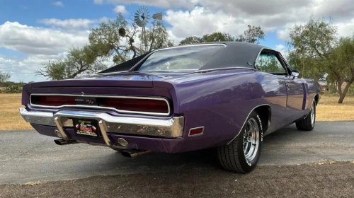 Dodge, Dodge Charger, Dodge Charger R/T, 1970 Dodge Charger R/T For Sale With 440 V8 And Under 16,000 Miles Is Plum Crazy Rarity