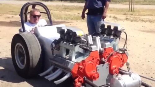How Top Gas Racers Bolted Two Engines Into One Transmission