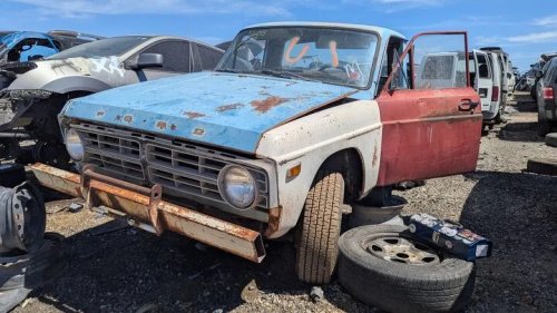Junkyard Find: 1974 Ford Courier with Cologne V6 swap