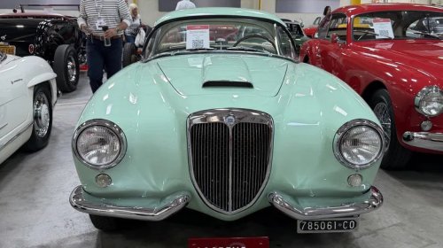 My Birthday's In Two Weeks, So You Should Win Me This Verde Acquamarina 1955 Lancia Aurelia Spider In Monterey