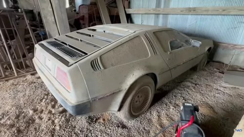 Family’s Abandoned DeLorean Gets Cleaned For The First Time In 25 Years