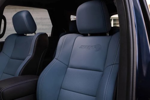 2027 Durango Hellcat Debuts Smokescreen Paint and Petrol Blue Interior