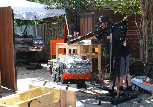 He Paid $11K for a Rusted ’70 Chevelle and Dropped a $30K Engine Into It in an Airbnb Driveway