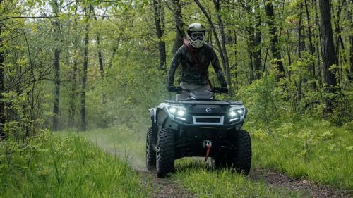 Can-Am's All-Electric Outlander ATV Is The Perfect Midwest and Eastern Hunting Partner. Silent And Reliable