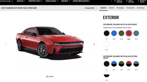 The 2027 Dodge Charger Configurator Has Just Gone Live
