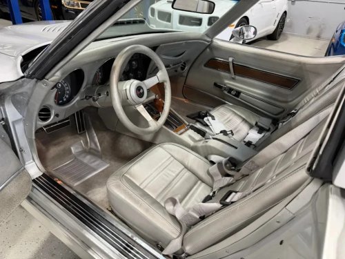 This One-Of-One '74 Corvette Crams a 502-HP Crate V8 Into a Greenwood Wide Body, and It's Yours for $38,995