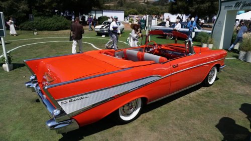The Quail Flies into Monterey with Cars and Copters