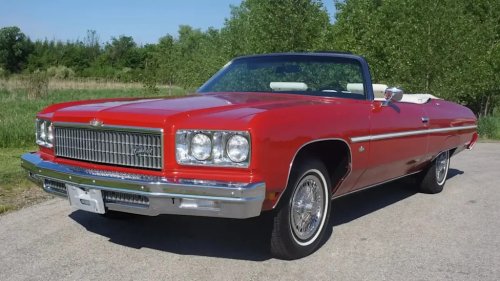 Chevrolet, Chevrolet Caprice, You Can Be The Proud Owner Of This 951-Mile 1975 Chevrolet Caprice Classic Convertible