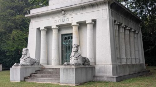 The Dodge Brothers Share An Ornate Egyptian-Inspired Mausoleum As Their Resting Place
