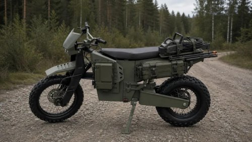 Battery, Canada's 'Dispatch' electric military motorcycle claims 125-mile range, 1-minute battery swaps