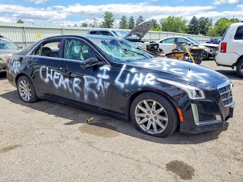 Cadillac, Someone's Ex Turned This Cadillac CTS Into a Rolling Confession Booth, and Now It's Headed to Auction