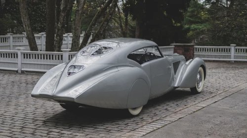 A 1937 Delage D8-120S Aerodynamic Coupe in Photos
